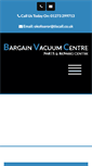 Mobile Screenshot of bargainvacuumcleaner.com